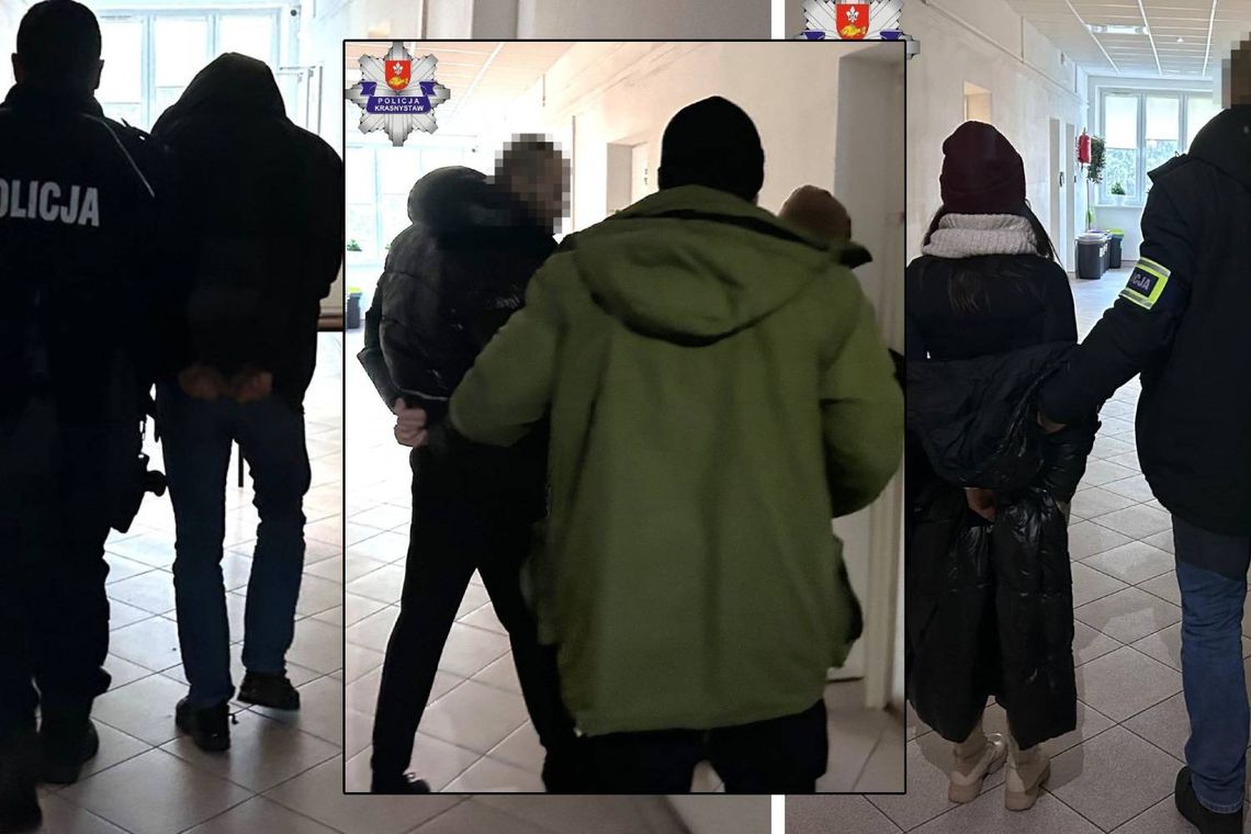 Krasnystaw. Wpadli prosto w ręce mundurowych. Zuchwała kradzież i nieudana próba oszustwa [FILM]