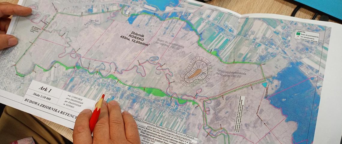 Krasnystaw. Zbiornik w Rońsku – konsultacje z mieszkańcami już dziś Krasnystaw. Zbiornik w Rońsku – konsultacje z mieszkańcami już dziś