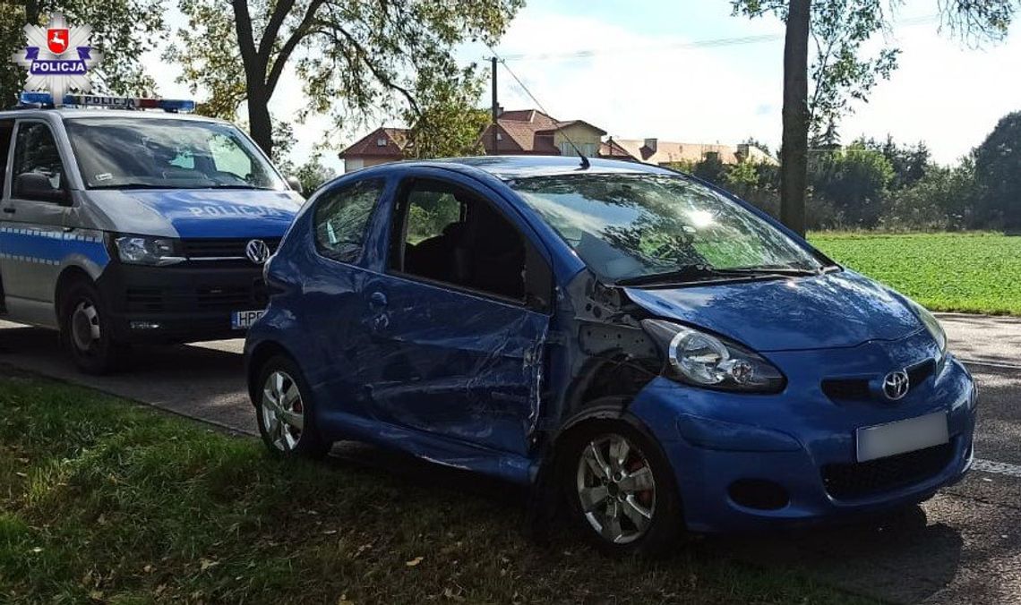 Krasnystaw: Zderzenie ciągnika z samochodem osobowym