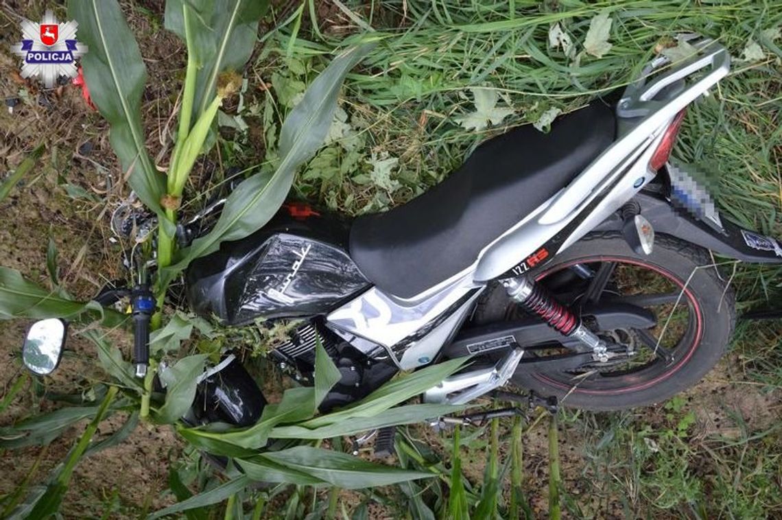 Krasnystaw: Zginął 46-letni motocyklista - policjanci wyjaśniają okoliczności zdarzenia