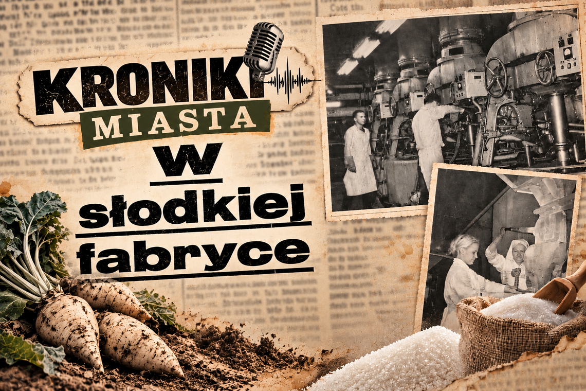 Kroniki Miasta. Czwarta w Polsce, choć potrzebowała modernizacji. Cukrownia w Rejowcu w 1971 roku Grafika ilustracyjna przygotowana z wykorzystaniem AI oraz fragmentu artykułu ze „Sztandaru Ludu” z 28 grudnia 1971 r.