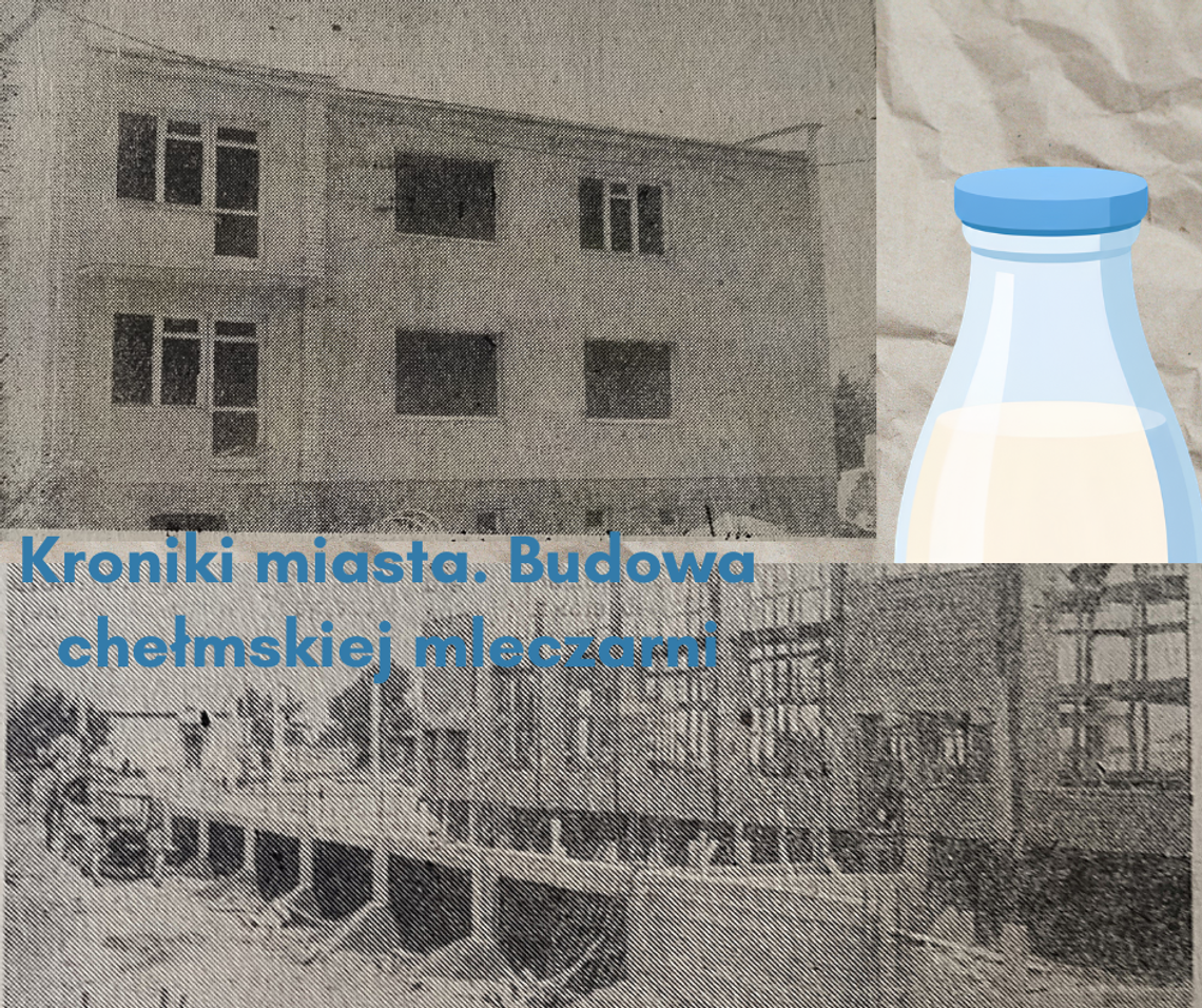 Kroniki miasta. Na budowie chełmskiej mleczarni Zdjęcie ilustracyjne