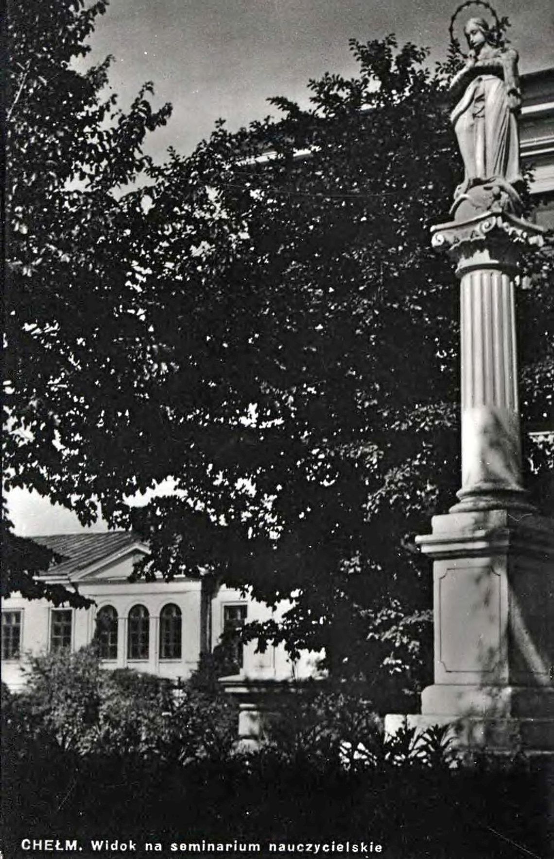 Kroniki miasta. Pożegnanie studium nauczycielskiego w Chełmie Widok na seminarium nauczycielskie