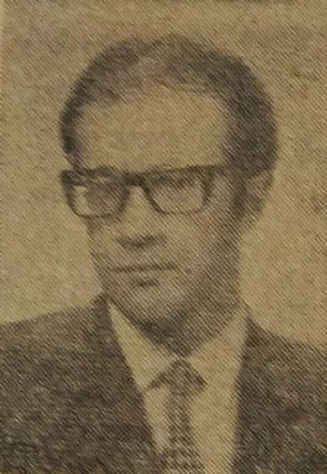 Na zdjęciu Zbigniew Waldemar Okoń w 1970 roku