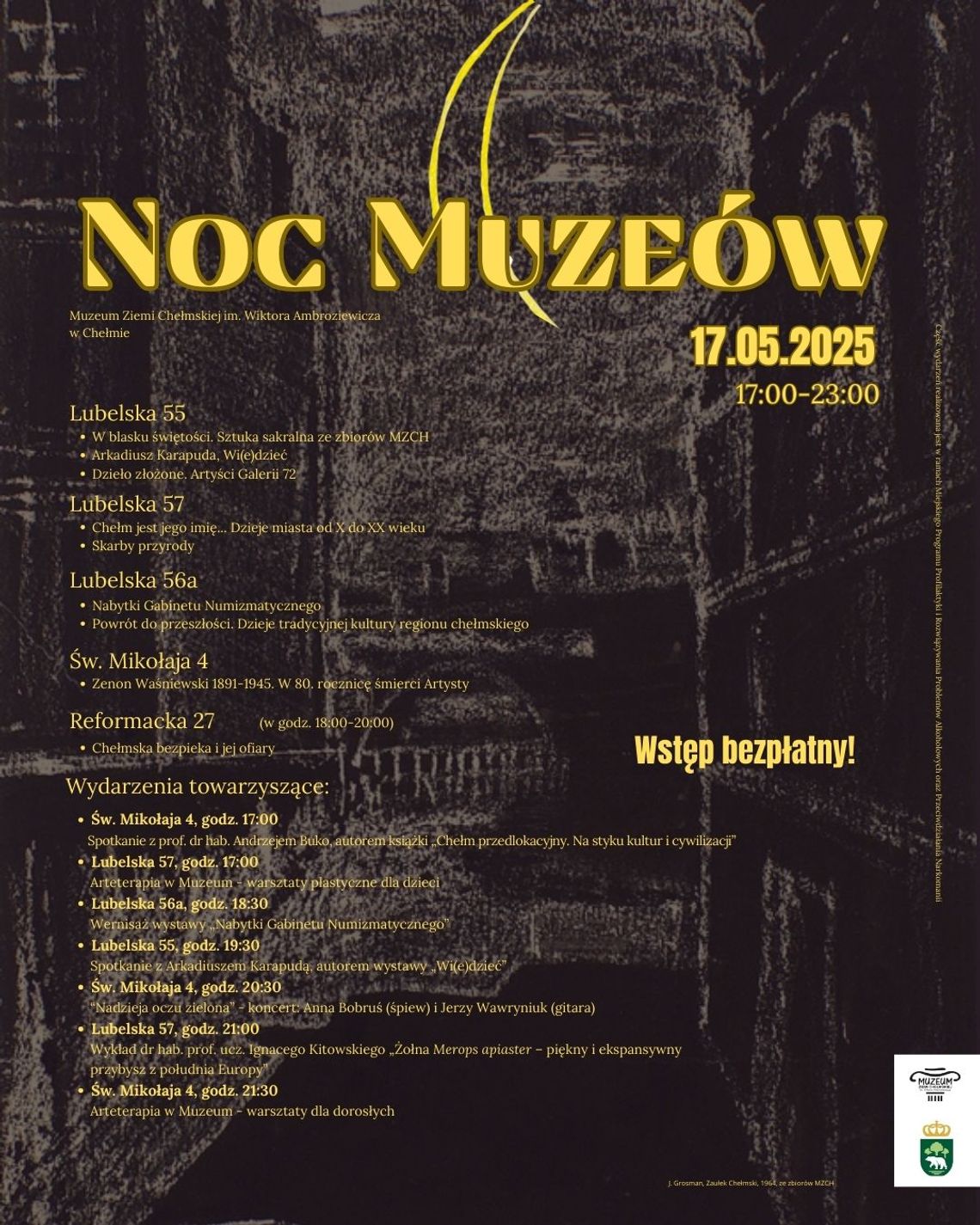 Nasze Małe Wyspy 14.05.2025 - na wyspę Nocy Muzeów zaprasza Anna Bobruś