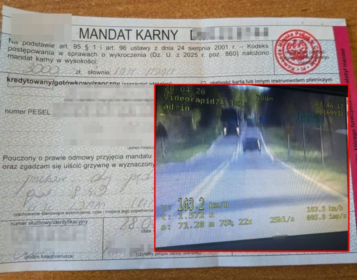 Piraci pod lupą chełmskiej drogówki: rekordowe mandaty, dziesiątki punktów karnych i zatrzymane prawa jazdy