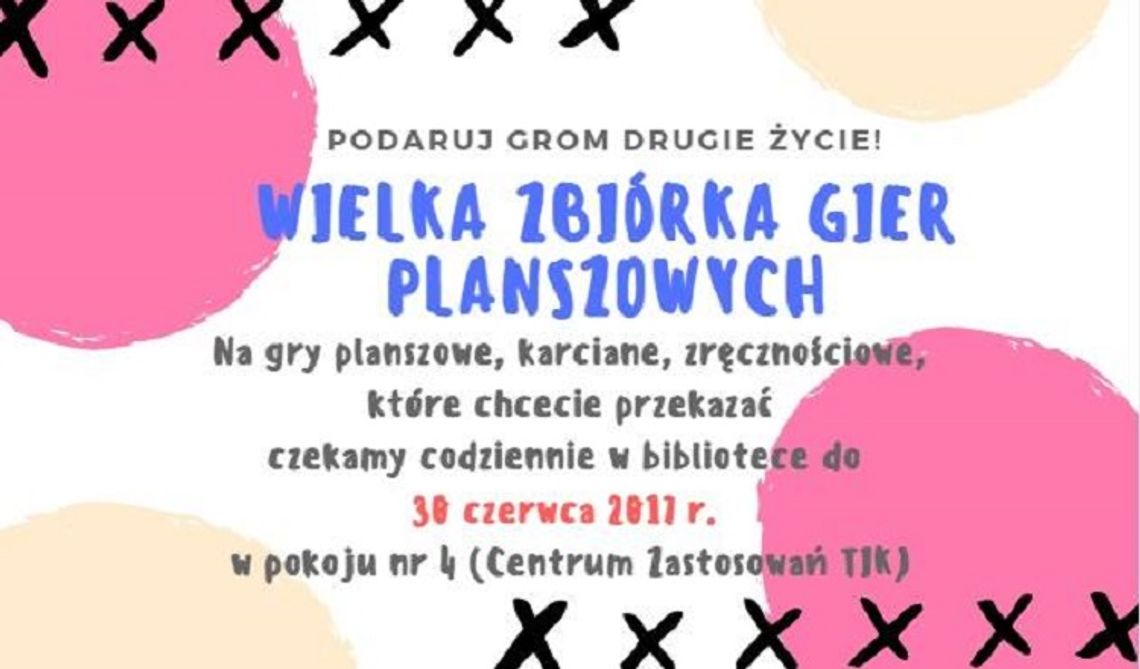 Podaruj grom drugie życie! Akcja Biblioteki Pedagogicznej w Chełmie