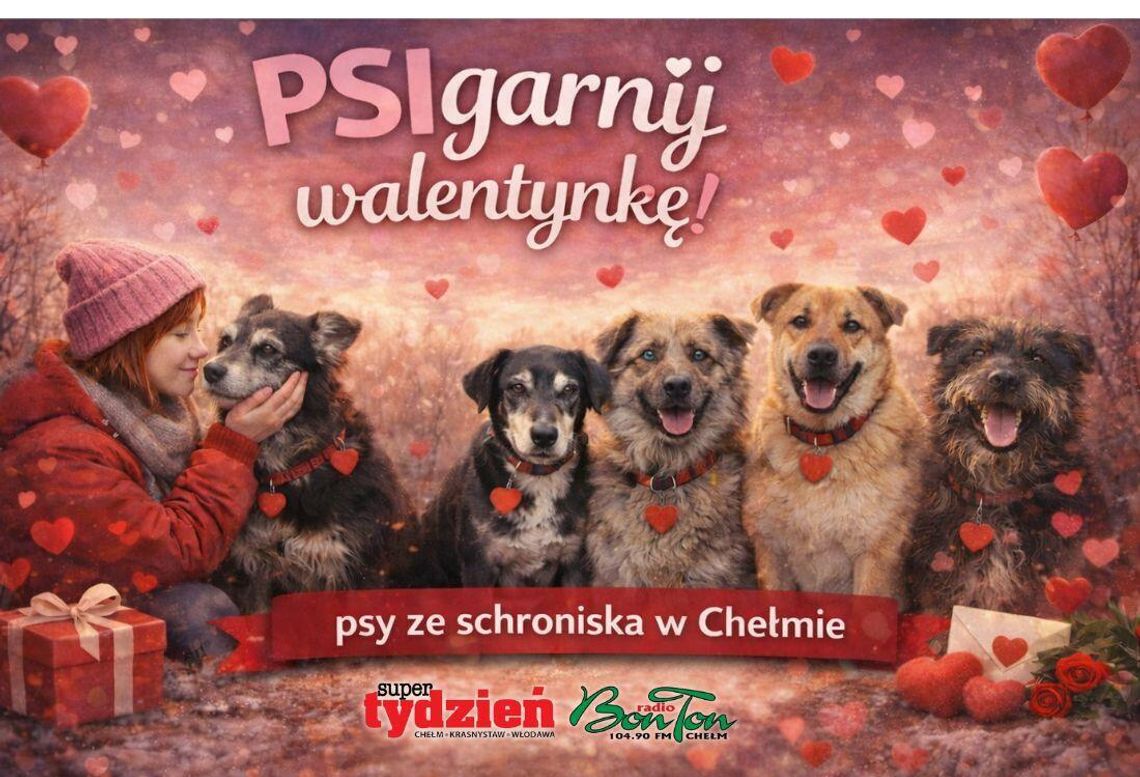 „PSIgarnij walentynkę”. Adopcja z sercem, ale przede wszystkim z głową. Te pieski czekają na Was w chełmskim schronisku [GALERIA ZDJĘĆ]