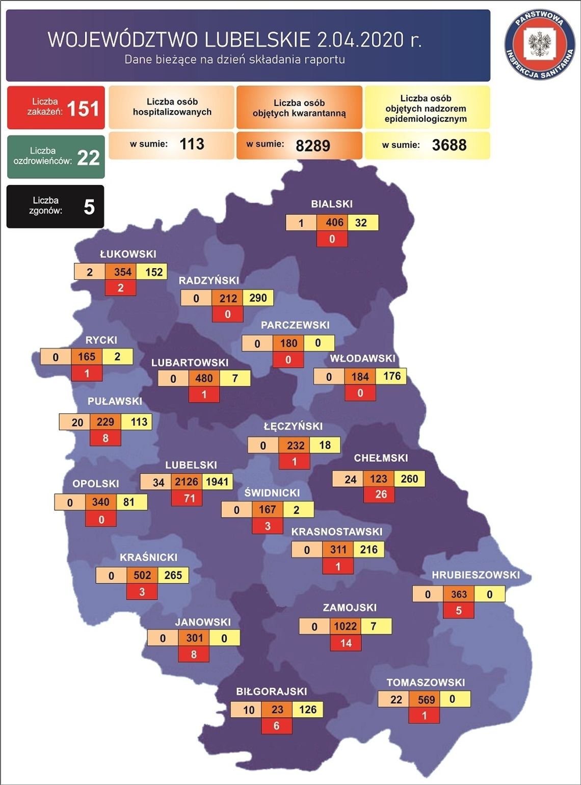 Rekordowa doba w Polsce - prawie 400 nowych przypadków zachorowań i 14 zgonów