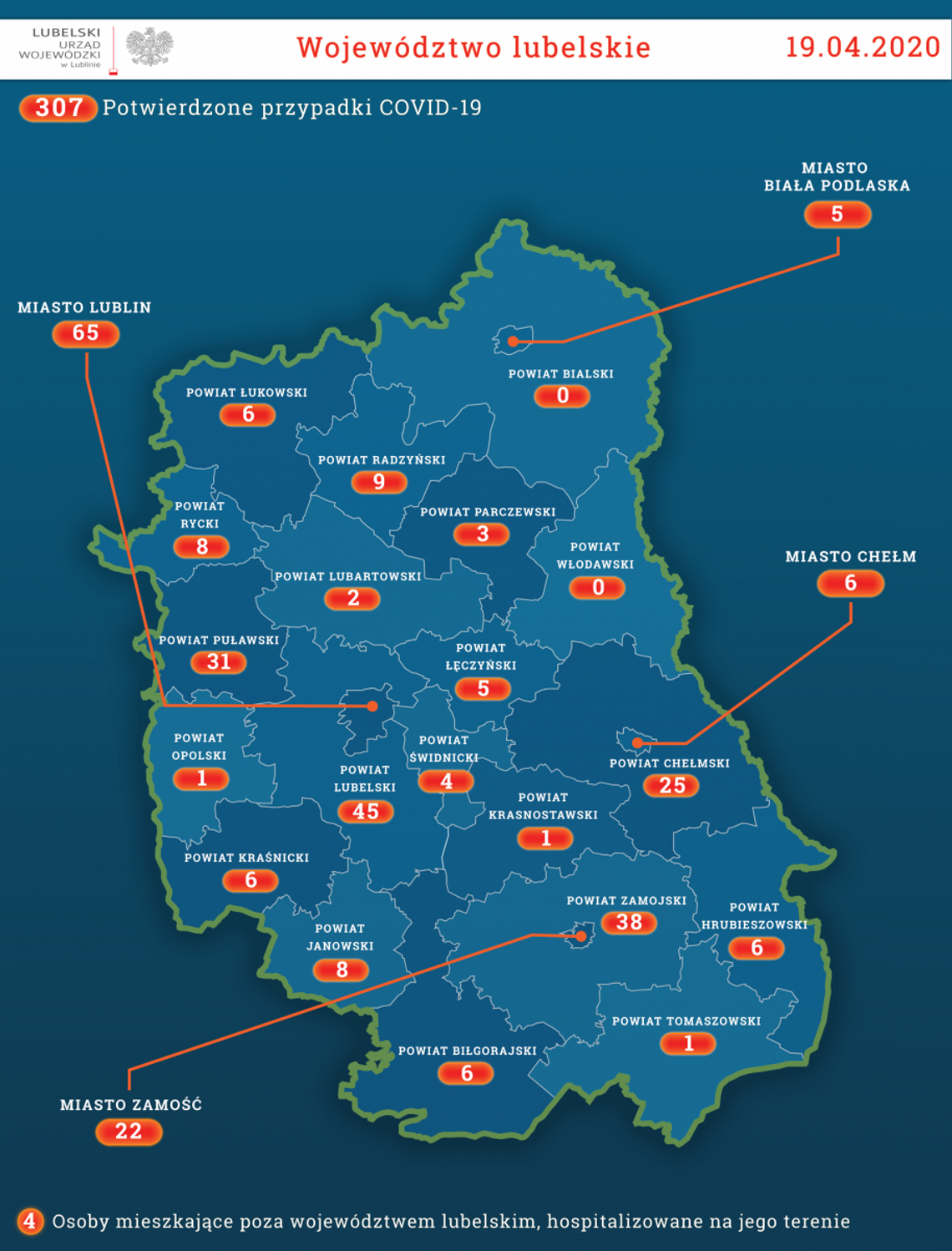 Rekordowy dzienny wzrost zakażeń w Polsce. 18 nowych przypadków w województwie lubelskim