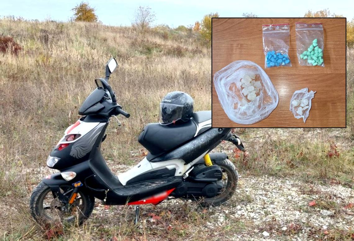 Skradziony motorower odnaleziony. 14-latek w rękach policji, odpowie też za narkotyki