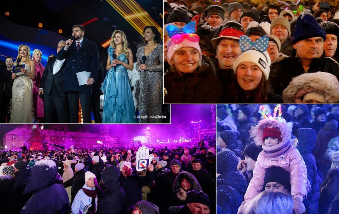 Śnieżny, ale gorący sylwester z Telewizją Republika. Mieszkańcy Chełma hucznie powitali 2026 rok [DUŻO ZDJĘĆ]