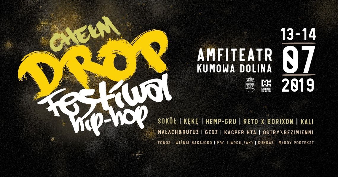 Sokół i Hemp-Gru na Chełm Drop Festiwal Hip-hop | Amfiteatr Kumowa Dolina
