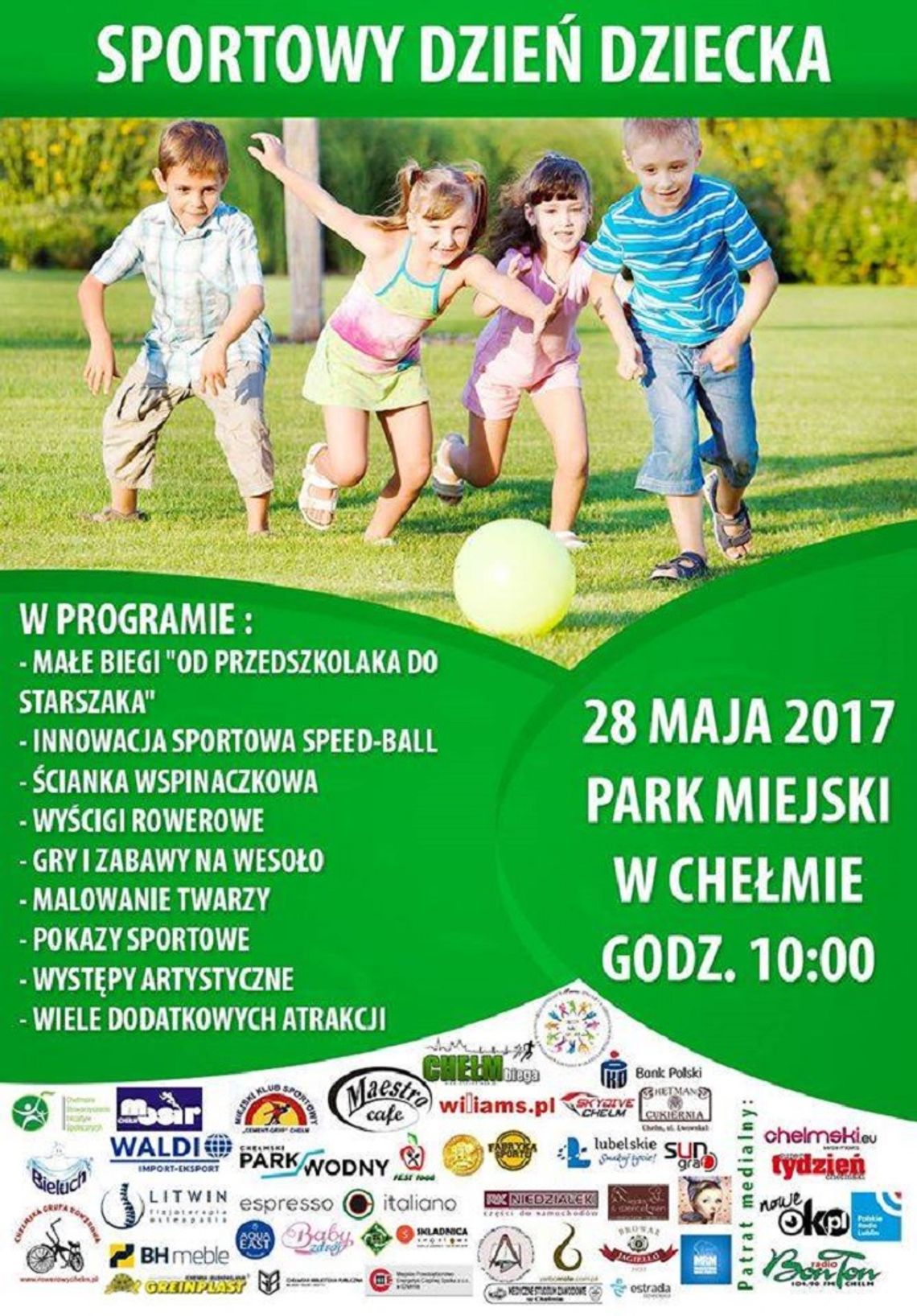 Sportowy Dzień Dziecka 28 maja w Parku Miejskim!