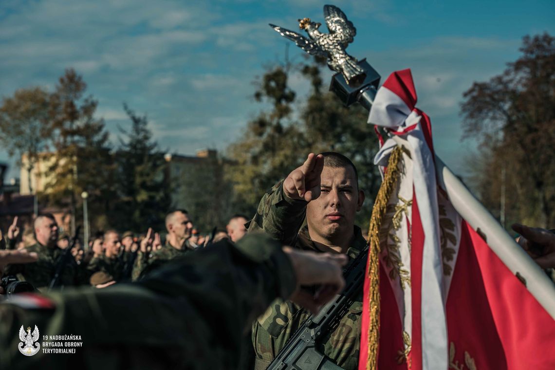 Sztandar dla 19 Nadbużańskiej Brygady Obrony Terytorialnej