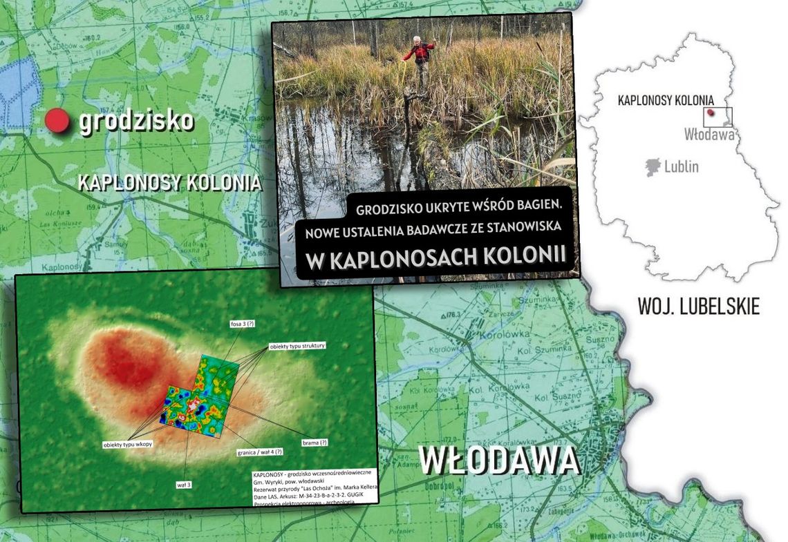 Tajemnica ukryta wśród bagien. Niezwykłe odkrycia archeologiczne w Kaplonosach-Kolonii [ZDJĘCIA]