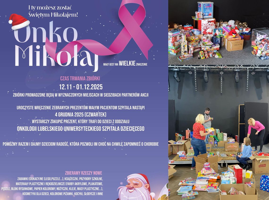Trwa OnkoMikołaj 2025! Marcin Kołkowski o zbiórce.