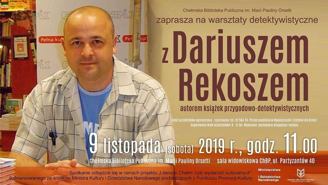 Warsztaty detektywistyczne z Dariuszem Rekoszem