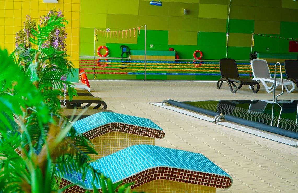 Na zdjęciu infrastruktura Chełmskiego Parku Wodnego