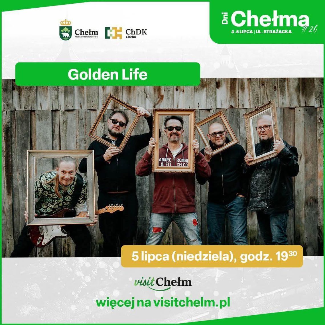 Dni Chełma 2026: Obok zespołu Perfect z Łukaszem Drapałą i projektu Paktofonika Orkiestra na scenie wystąpi także Golden Life.