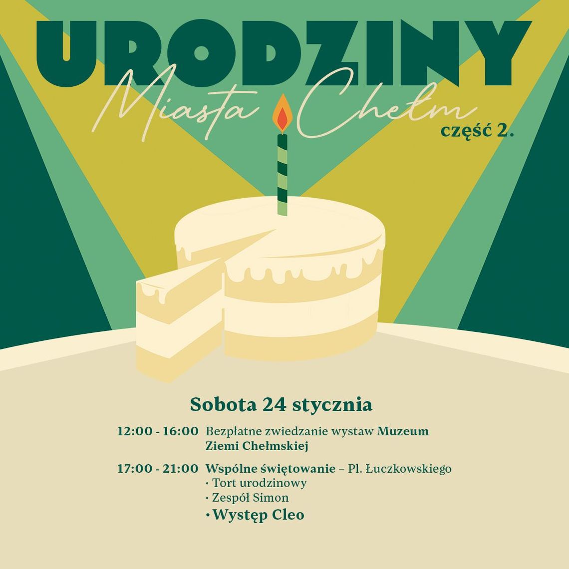 Wiadomości lokalne. Druga część urodzin Chełma już w sobotę. Będzie też można świętować tytuł Świetlnej Stolicy Województwa Lubelskiego