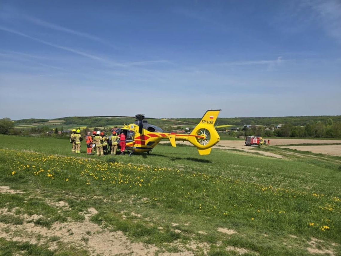 Wiadomości lokalne. Groźny wypadek w gminie Hanna. Ośmiolatek pod kołami ciągnika Wiadomości lokalne. Groźny wypadek w gminie Hanna. Ośmiolatek pod kołami ciągnika