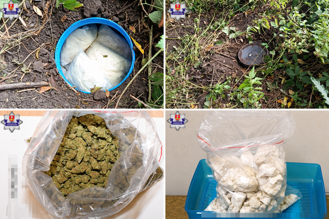 Wiadomości lokalne. Marihuana i mefedron pod ziemią. Policjanci odkryli skrytkę w powiecie chełmskim Wiadomości lokalne. Marihuana i mefedron pod ziemią. Policjanci odkryli skrytkę w powiecie chełmskim