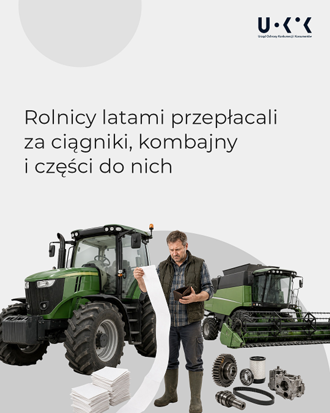 Przez jedenaście lat rolnicy mogli przepłacać za maszyny rolnicze przez zmowę producenta i dealerów – ocenia UOKiK