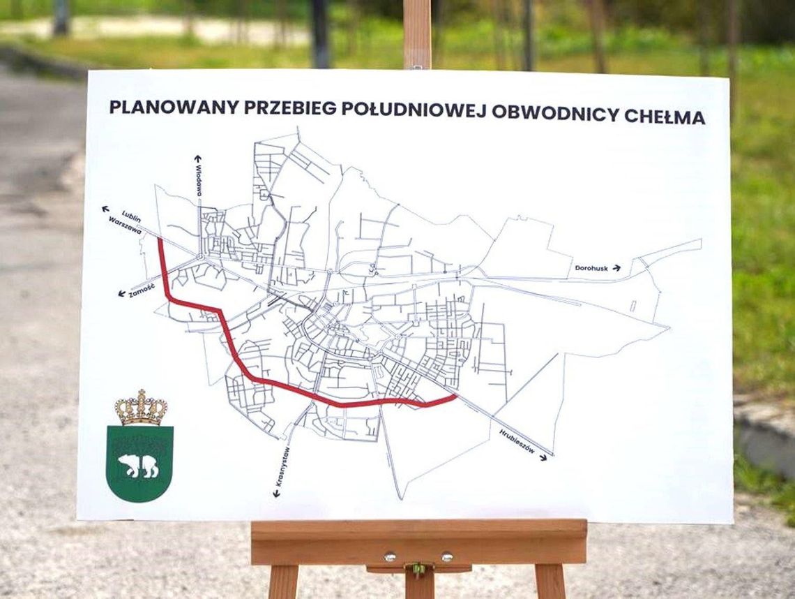 Wiadomości lokalne. Nowa droga przez południe Chełma. Inwestycja obejmie około 300 działek