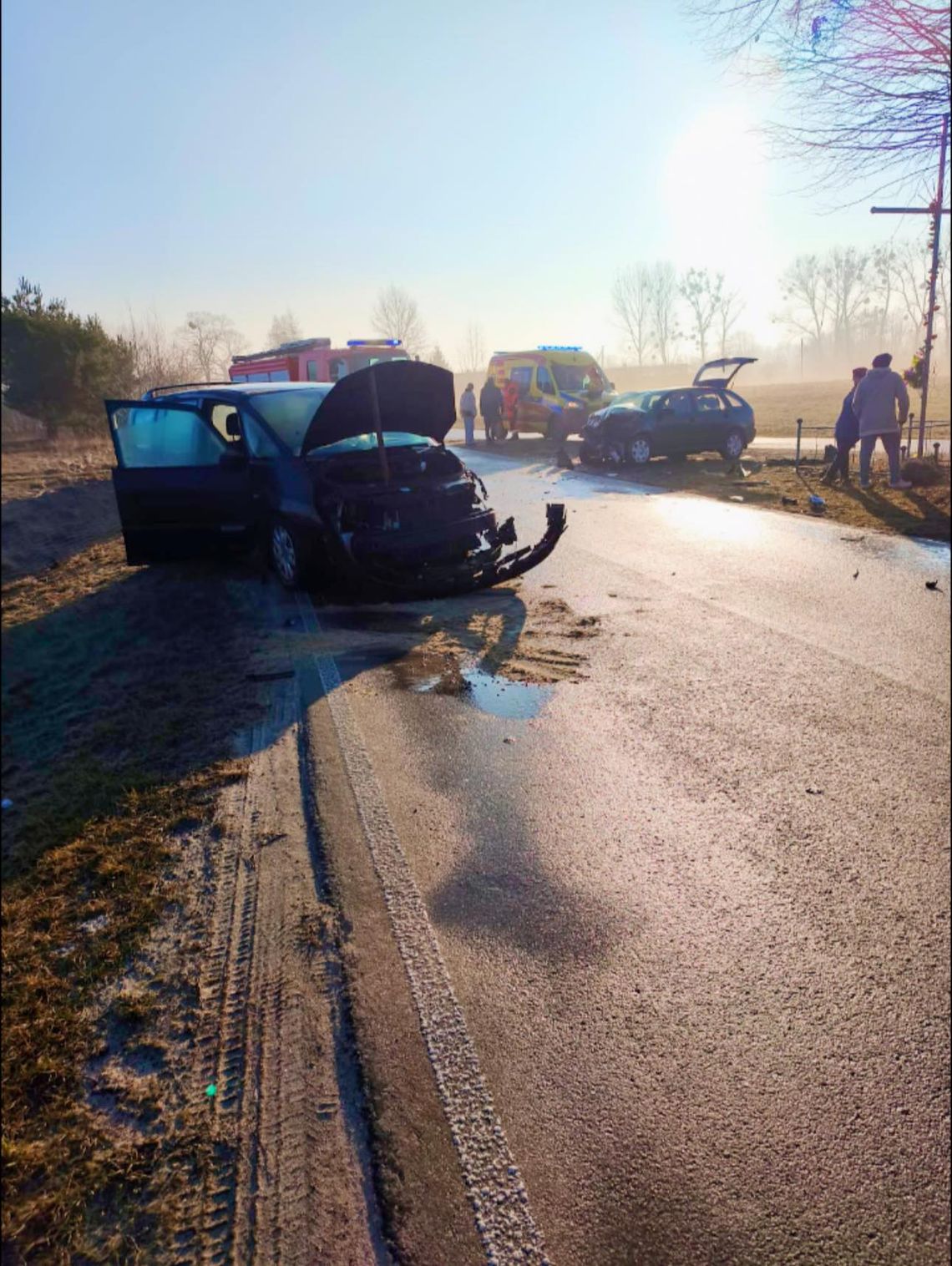 Poranne zderzenie w Wólce Kańskiej-Kolonii