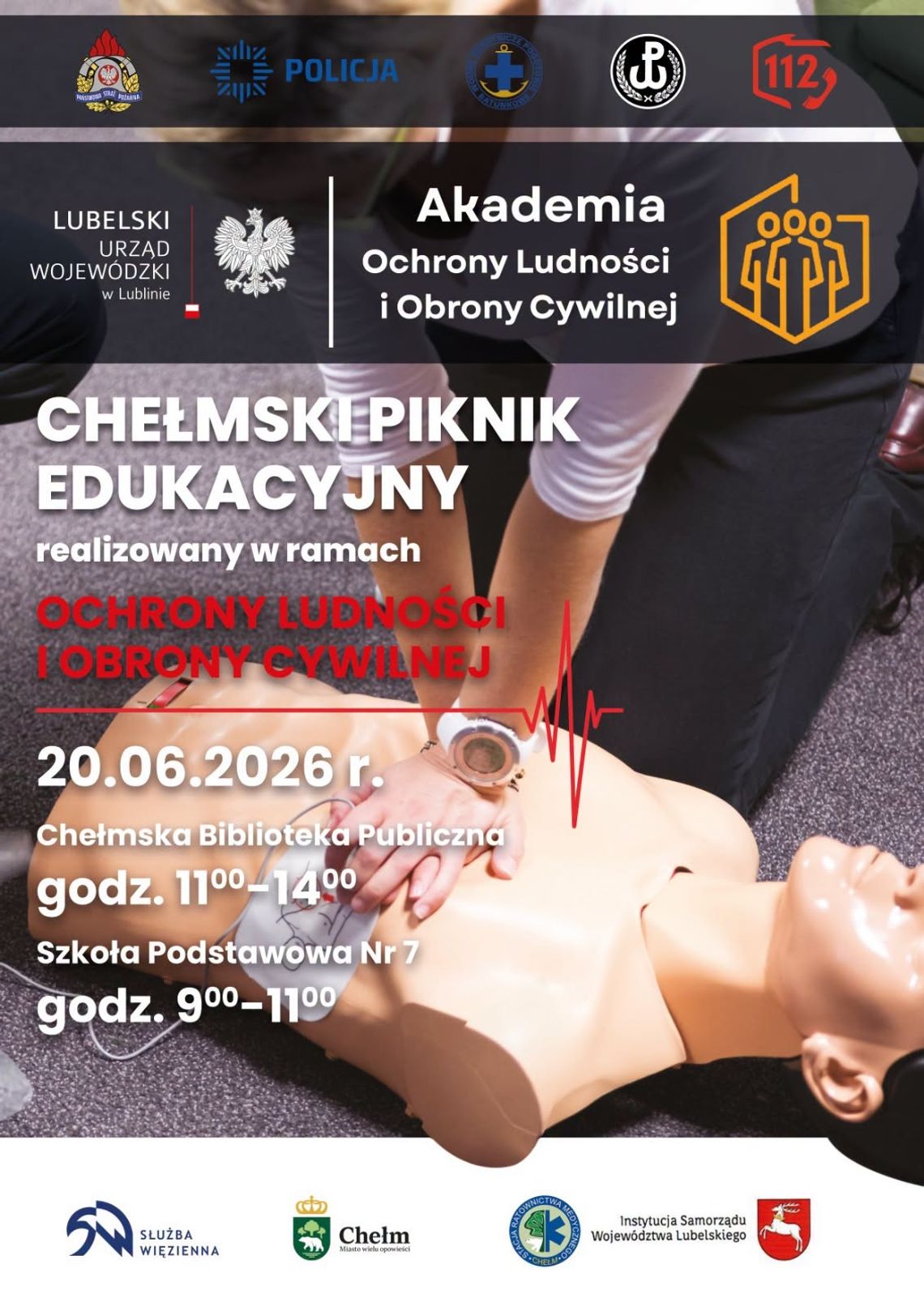 Wiadomości lokalne: szkolenie z pierwszej pomocy w Chełmie Chełmski Piknik Edukacyjny