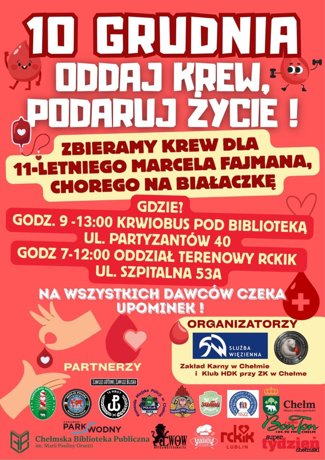 Wiadomości lokalne. Szukają kolejnego Ambasadora Województwa Lubelskiego. Chełmskie służby mundurowe dla Marcela Fajmana