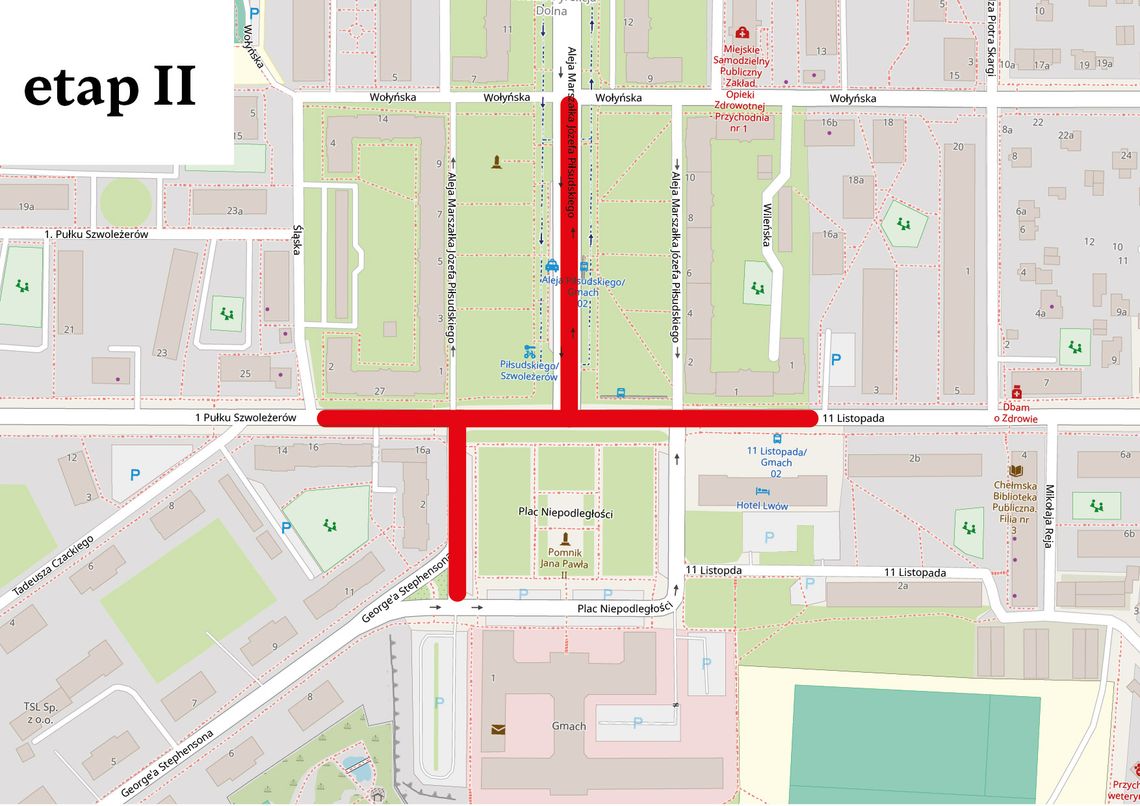 Wiadomości lokalne. Uwaga kierowcy - obowiązuje kolejny etap zmian w organizacji ruchu na osiedlu Dyrekcja w Chełmie
