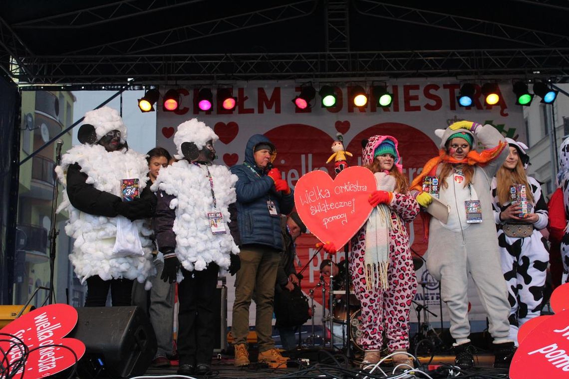 Finał 34. Finału WOŚP odbył się na Placu Łuczkowskiego w Chełmie.