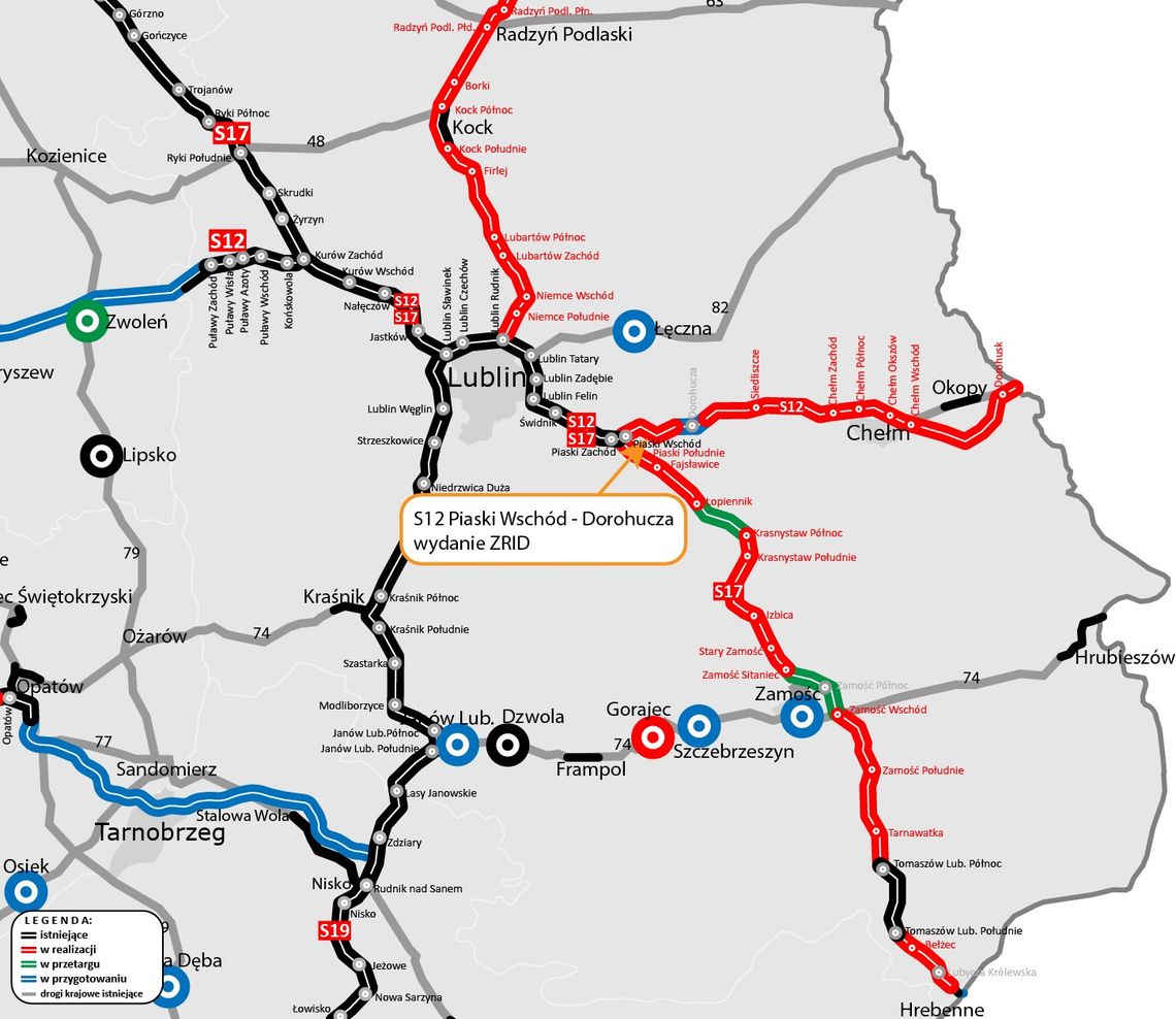 Rusza budowa odcinka S12 Piaski–Dorohucza