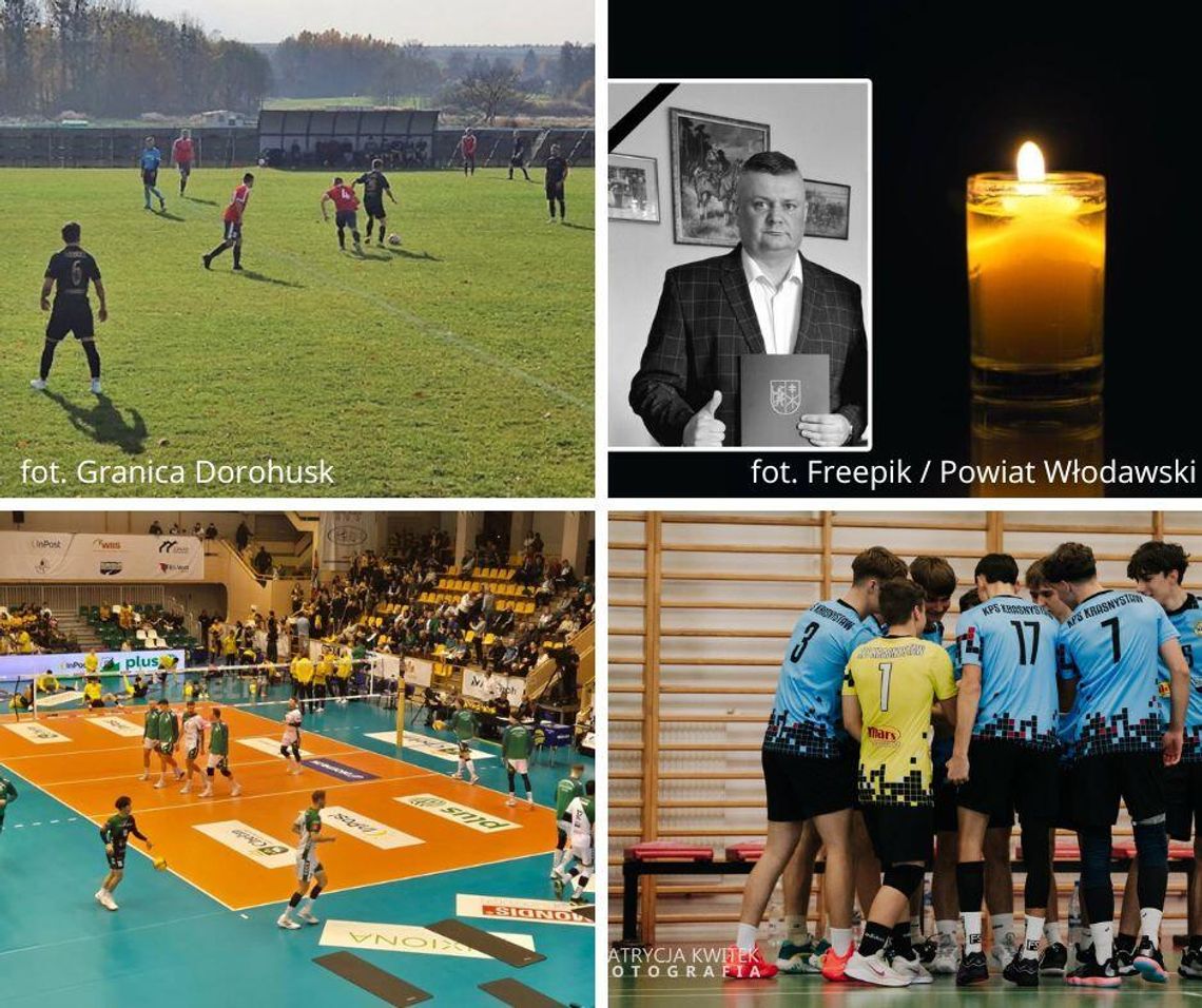 Wiadomości sportowe - chełmska A klasa kończy jesień, zmarł Sylwester Protas, IV-ligowcy bez punktów