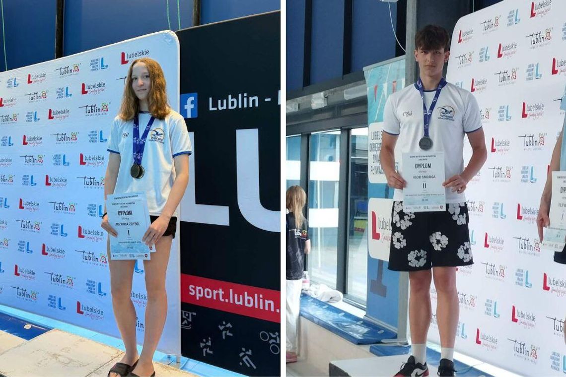 Wiadomości sportowe - medalowy start Zuzanny Zdybel UKS Wodnik Krasnystaw