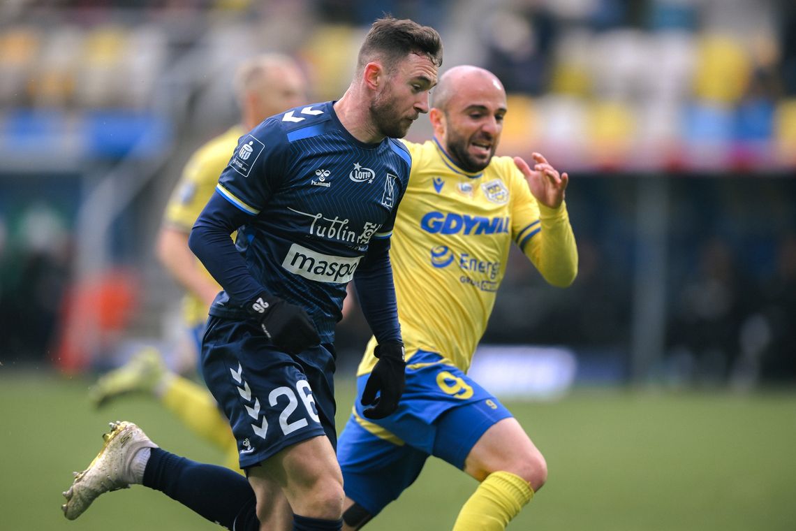 Wiadomości sportowe - Motor Lublin bez punktów po meczu w Gdyni Motor Lublin