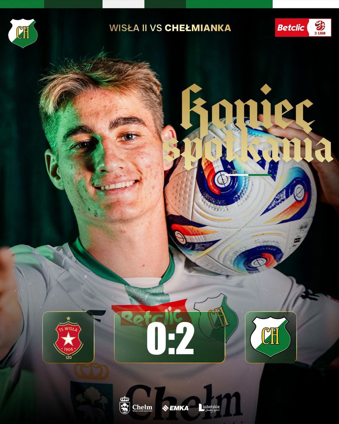 Wiadomości sportowe - nie ma mocnych na Chełmiankę Chełm! Chełmianka Chełm