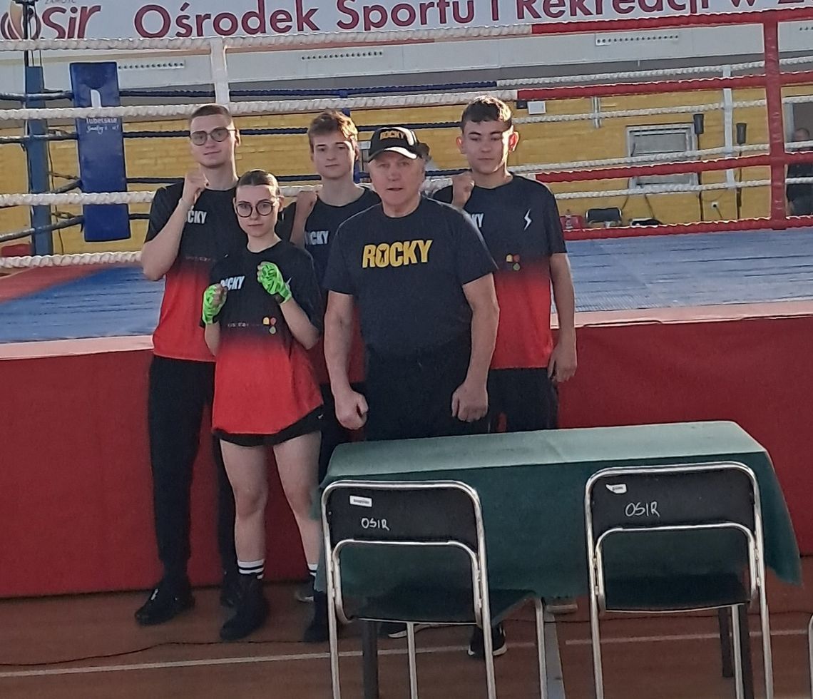 Wiadomości sportowe - pięściarze Centrum Sportów Walki Bastion oraz UKS Rocky walczyli w Zamościu