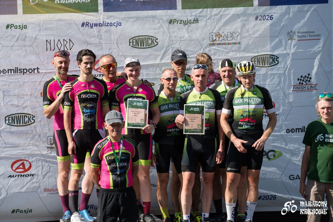 Wiadomości sportowe - wakacyjne starty kolarzy GKK Peleton Okszów Maratony Kresowe MTB