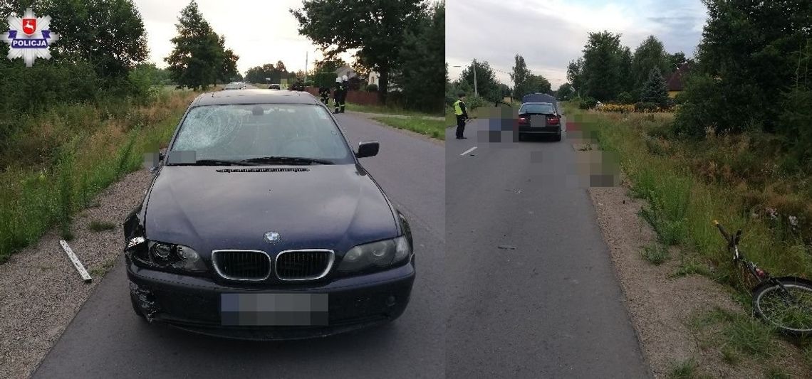 Włodawa: Śmiertelne potrącenie rowerzysty - są utrudnienia w ruchu