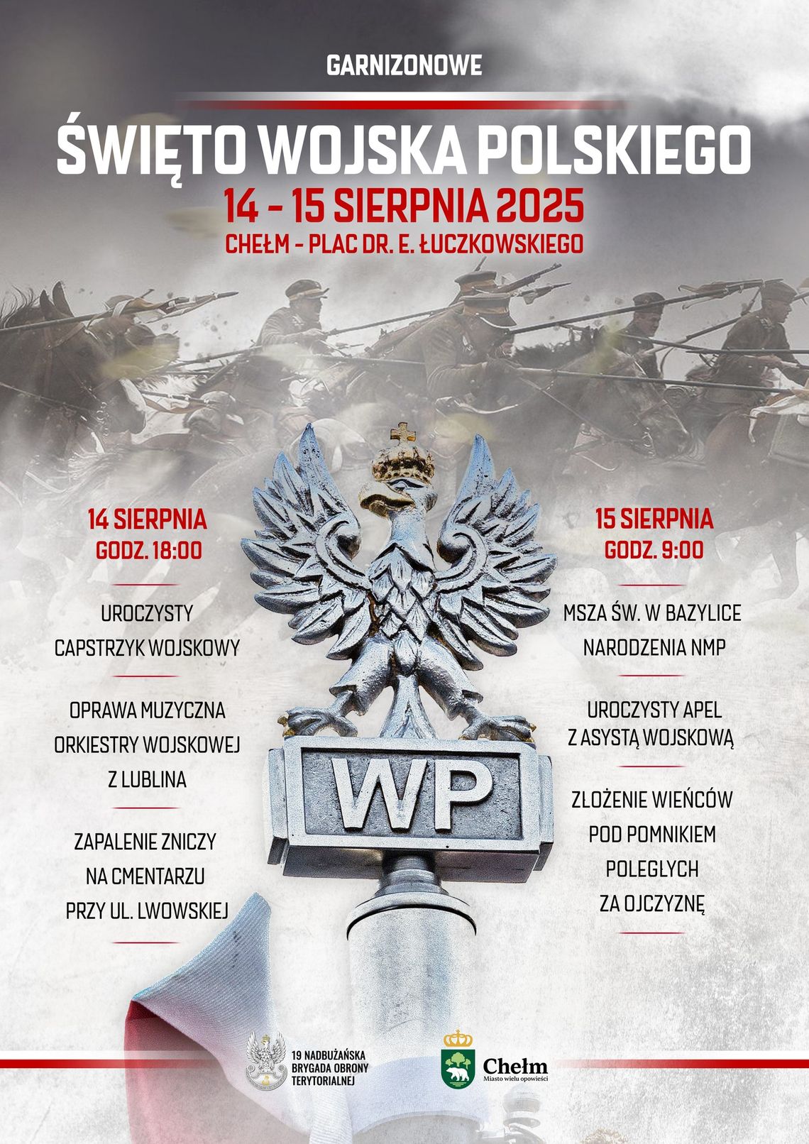 Wojsko zaprasza do wspólnego świętowania. Garnizonowe Obchody Święta Wojska Polskiego