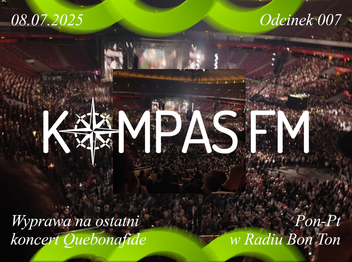 Wyprawa na ostatni koncert Quebonafide - Kompas FM Wyprawa na ostatni koncert Quebonafide - Kompas FM