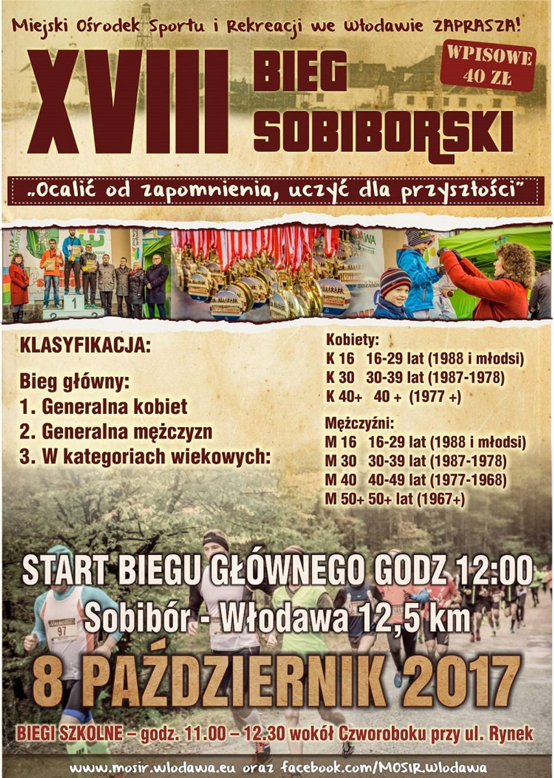 XVIII Bieg Sobiborski już 8 października