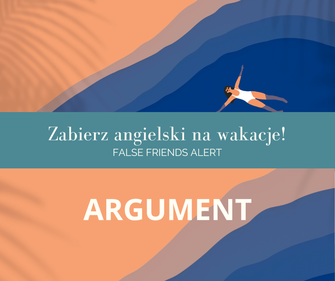 Zabierz angielski na wakacje! False Friends Alert odc. 2.