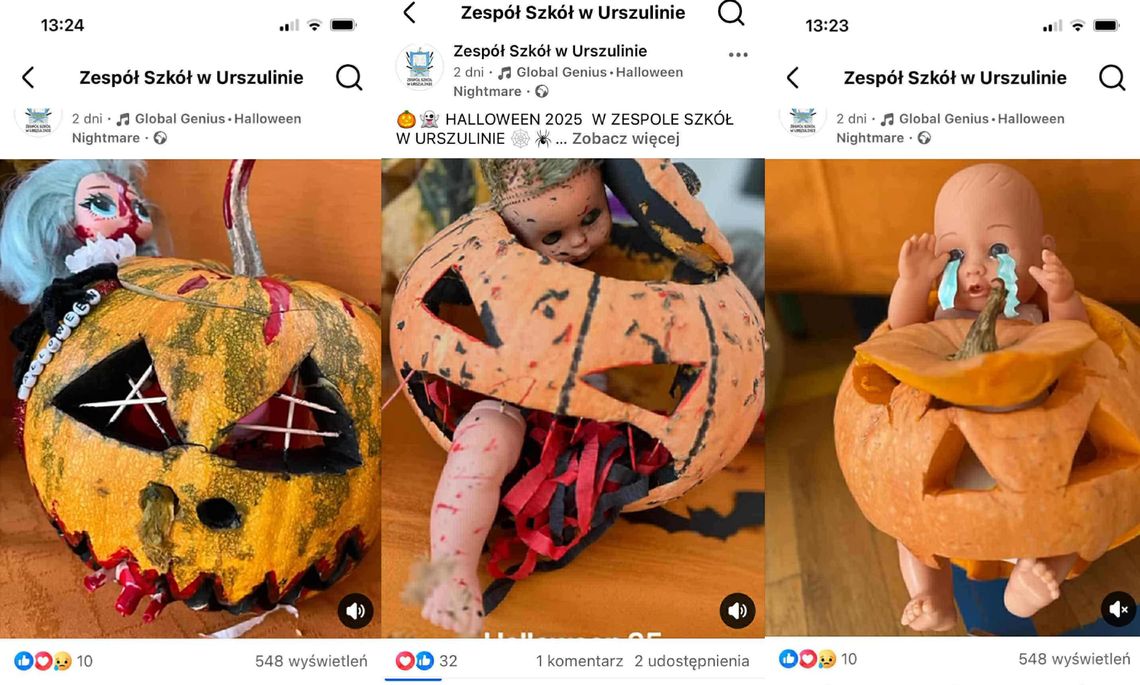 "Zakrwawione" twarze, "rany" zdobiące ciała, dynie z pokaleczonymi lalkami. Burza wokół szkolnego Halloween "Zakrwawione" twarze, "rany" zdobiące ciała, dynie z pokaleczonymi lalkami. Burza wokół szkolnego Halloween