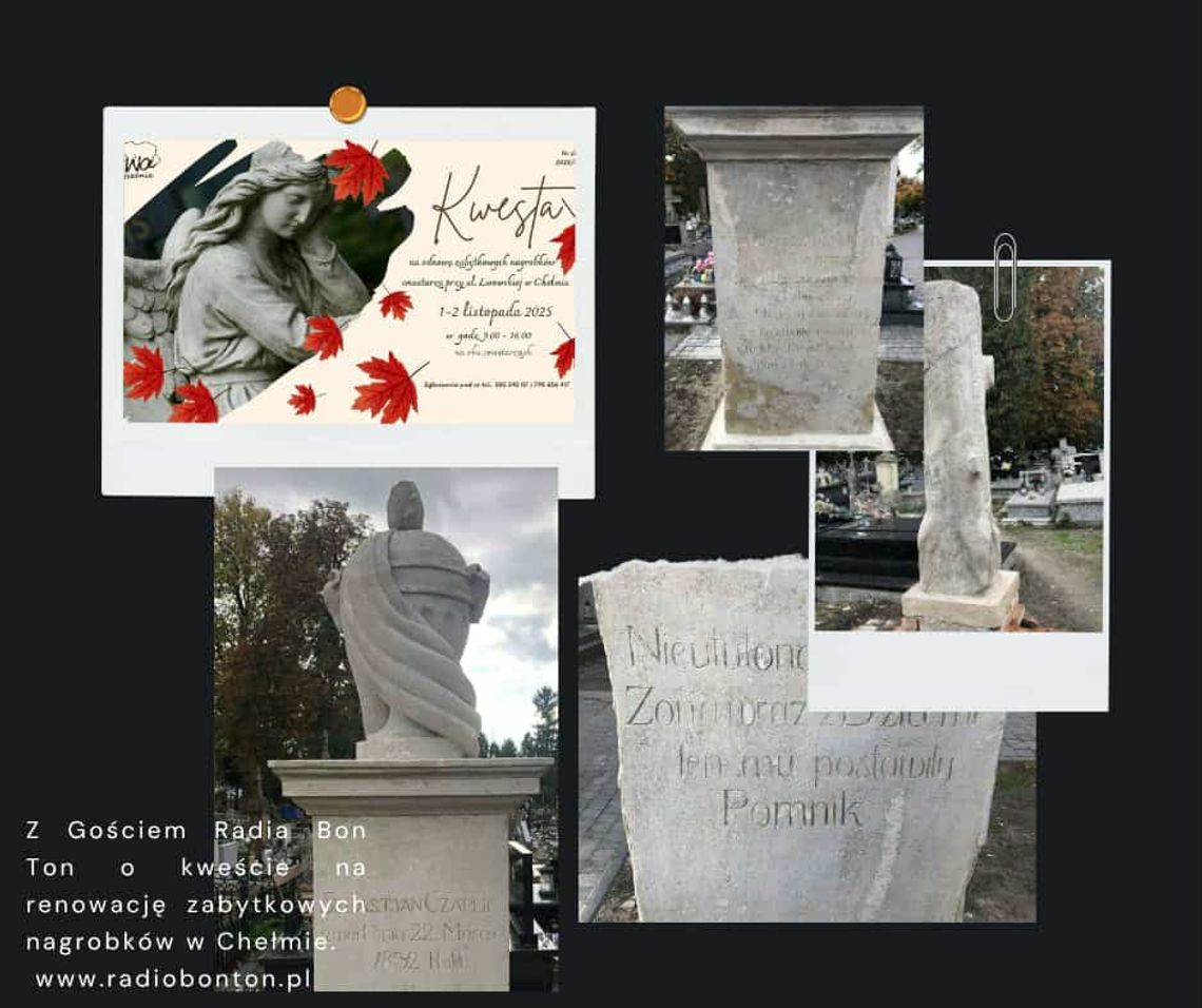 Zbiórka dla pamięci. Z Grzegorzem Gorczycą o tegorocznej kweście na rzecz ratowania zabytkowych nagrobków. Zbiórka dla pamięci. Z Grzegorzem Gorczycą o tegorocznej kweście na rzecz ratowania zabytkowych nagrobków.