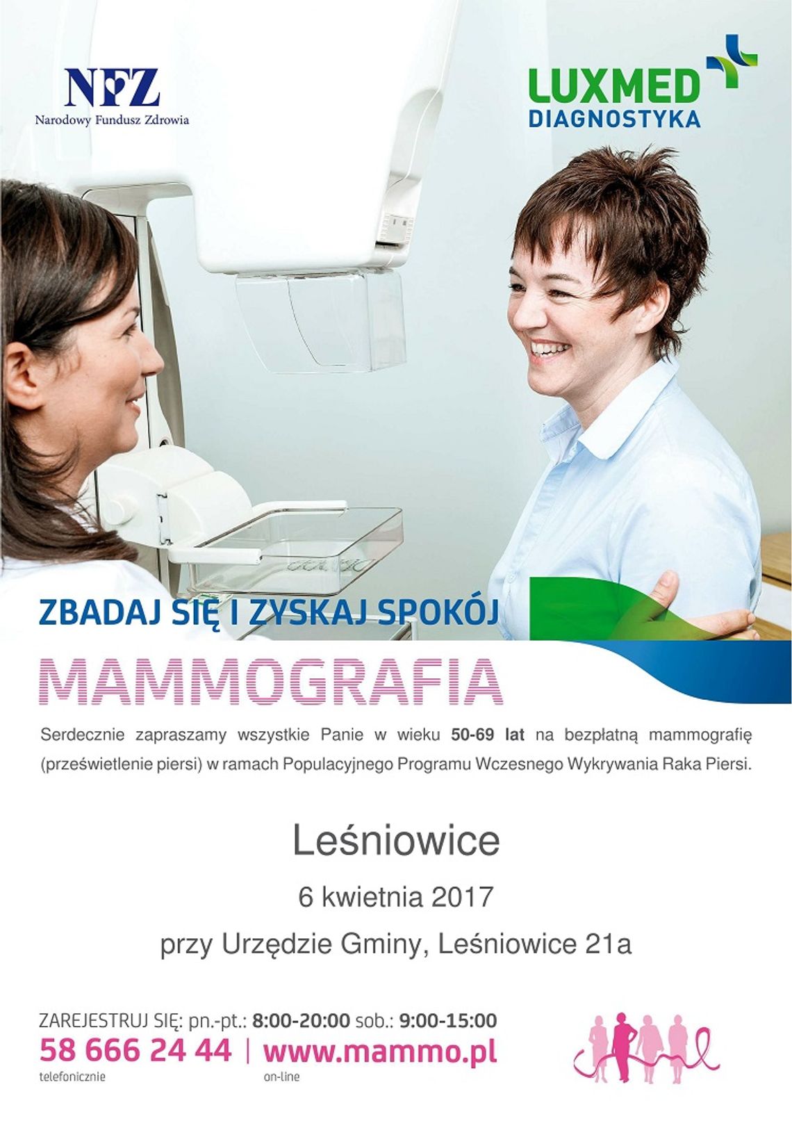 Zrób mammografię na wiosnę!