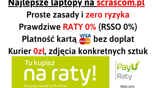 Laptopy poleasingowe Scrascom